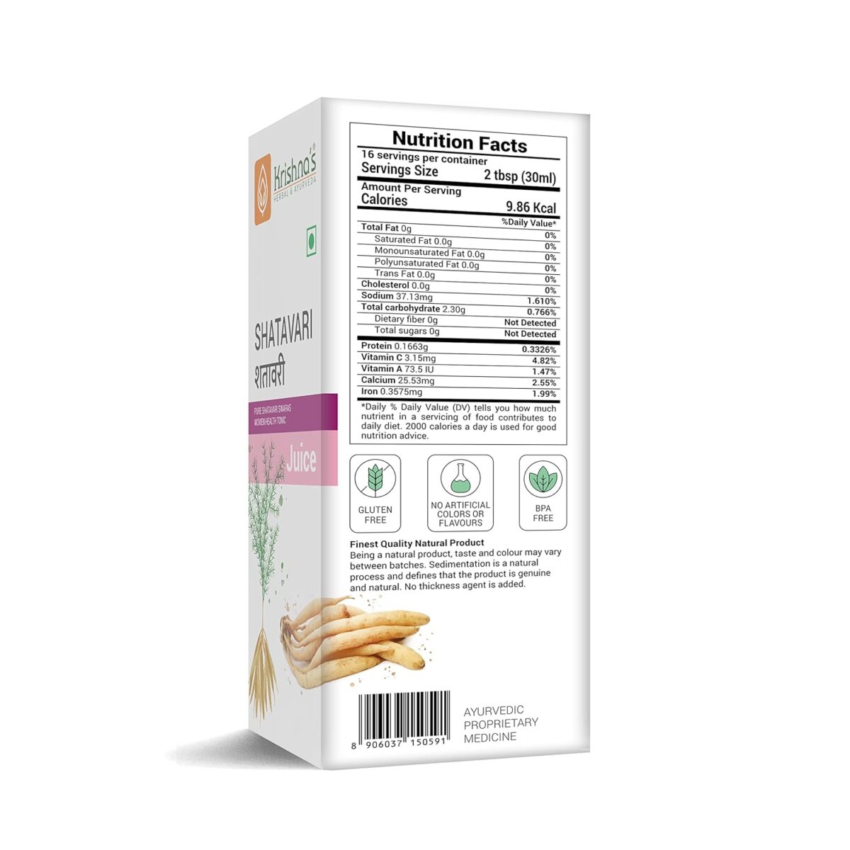Krishna's Shatavari Juice (500 ML) For Improves The Immune System - Image 7
