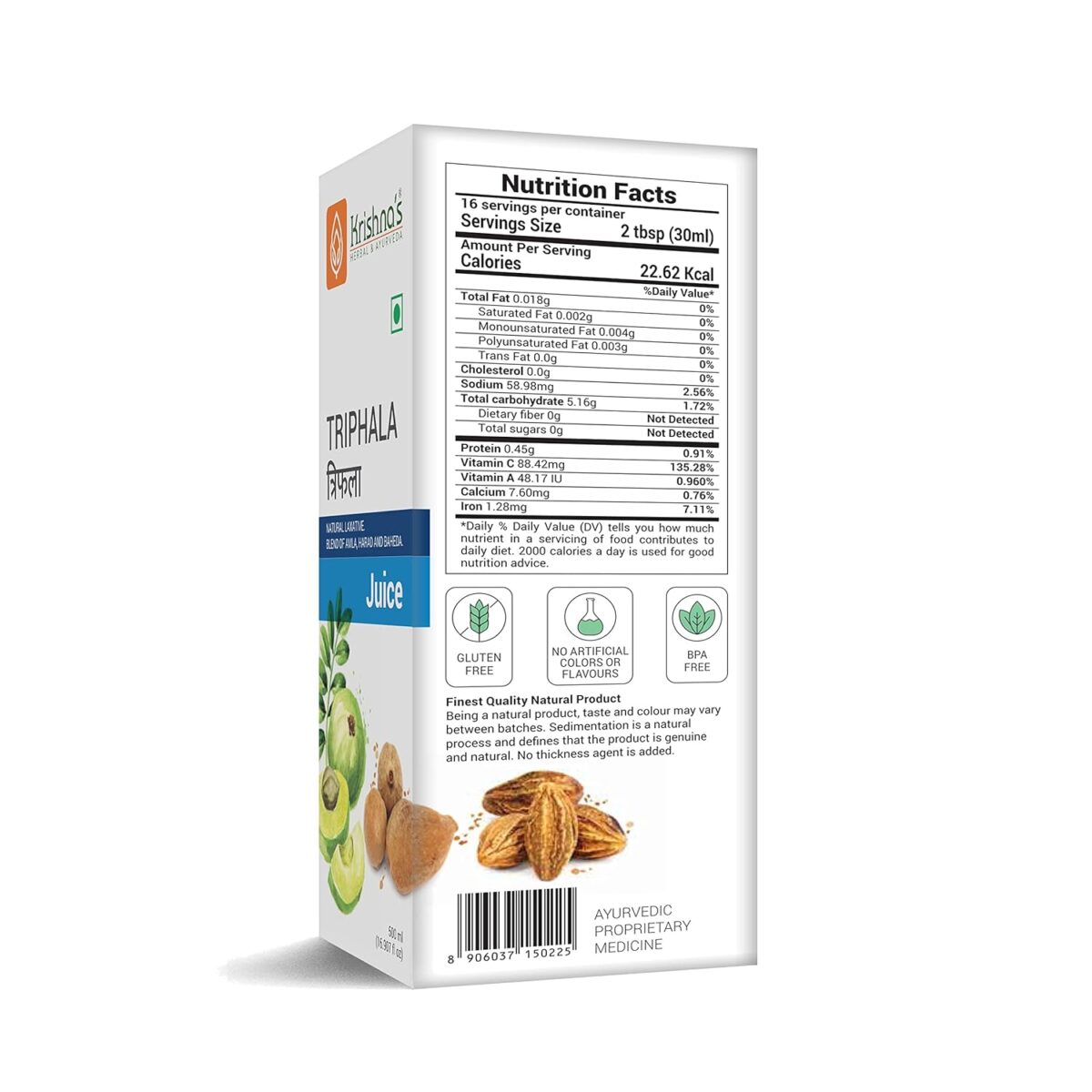 Krishna's Triphala Juice - (500 ML) For Improves Digestion - Image 8