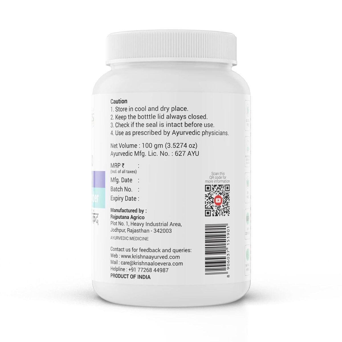 Krishna's Vidari kand (Pueraria tuberosa) Powder - (100 Gm) For Boost Stamina - Image 8