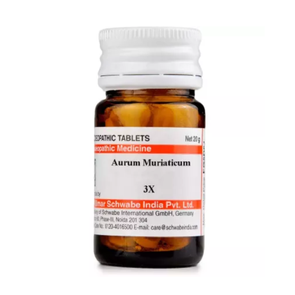 Willmar Schwabe India Aurum Muriaticum (20g) For Piles, Headache