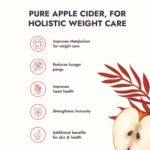 KAPIVA APPLE CIDER VINEGAR + HONEY 500ml for Sore Throat, dandruff, Cholesterol Levels - Image 3