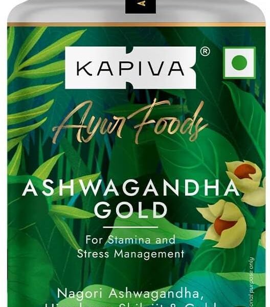KAPIVA ASHWAGANDHA CAPSULES 60 CAPS for common cold, cough, irritable mood