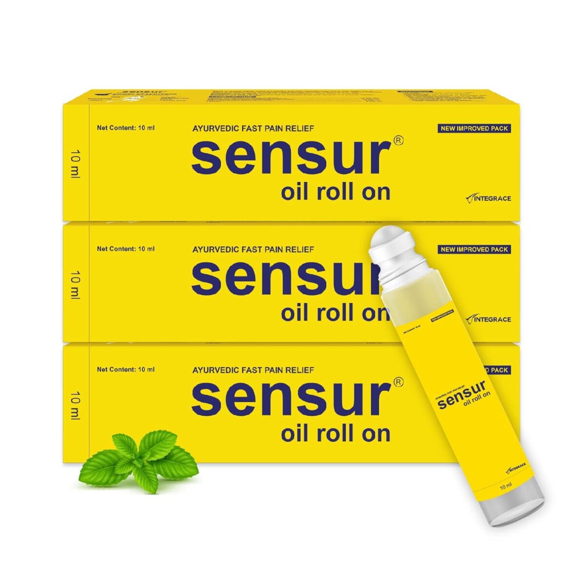 Sensur Natural & Ayurvedic Oil Roll On (10ml x 3) 1 Sensur Natural & Ayurvedic Oil Roll On (10ml x 3) For rapid relief from headache, nasal congestion, cold, sinusitis, and rhinitis - Image 1