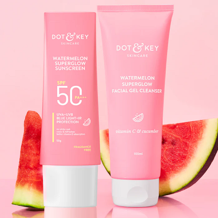 DOT & KEY Skincare Super Cool Watermelon Duo (50gm+100ml) For Instantly Cools Skin