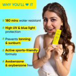 DOT & KEY Skincare Swim + Sports SPF 50 Sunscreen (50gm) For Sun Damage - Image 2