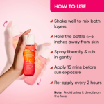 DOT & KEY Skincare Watermelon Cooling Sunscreen Body Spray SPF 40+ (110ml) For Soothes Sun-exposed Skin - Image 3