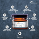 Dr. Morepen Natural & Pure Shilajit Resin Form (15gm) For Builds Immunity, Mental Performance - Image 2