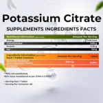 Health Veda Organics Potassium Citrate 800mg (60 Tablets) For Nervous System & Muscles - Image 4