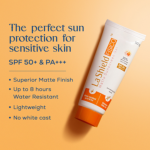La Shield Fisico Matte SPF 50 PA+++ Sunscreen Gel (50gm) For Very Dry Skin