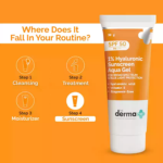 The Derma Co Minimizing Priming Sunscreen Cream SPF 50 PA+++ (50gm) For Reduces Pore Size - Image 4