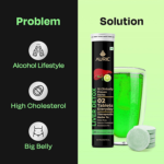 Auric Liver Detox Effervescent Tablets For Reduce Cholesterol, Liver Dysfunction - Image 5
