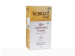 Kojiglo Gold Skin Lightening Cream (20gm) For Dark Spots, Skin Brightener - Image 3