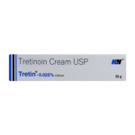 Tretin 0.025% Cream (30gm) For Rough Skin, Wrinkles, Skin Spots