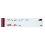 Tretin 0.05% Cream (30gm) For Manage Acne, Wrinkles, Skin Spots