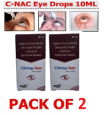(PACK OF 2) C-NAC Eye Drops (10ml) N-Acetyl-Carnosine Best for Eye Care