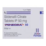 Penegra 50 (4 Tablets) For Premature Ejaculation, Delay, Erectile Dysfunction