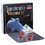 Vigore 50 Red (4 Tablets) For Delay, Erectile Dysfunction, Stamina